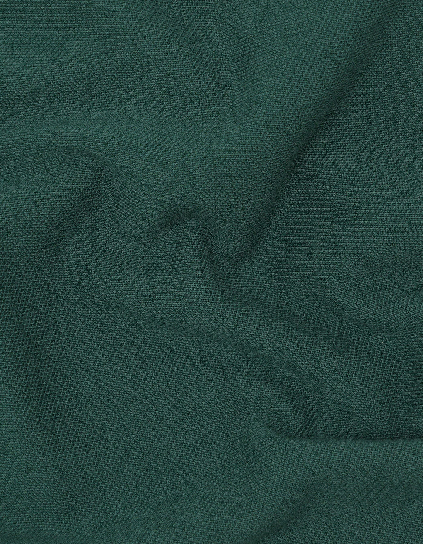 Green Plain Pique Polo Shirt