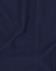 Navy Color Block Pique Polo Shirt