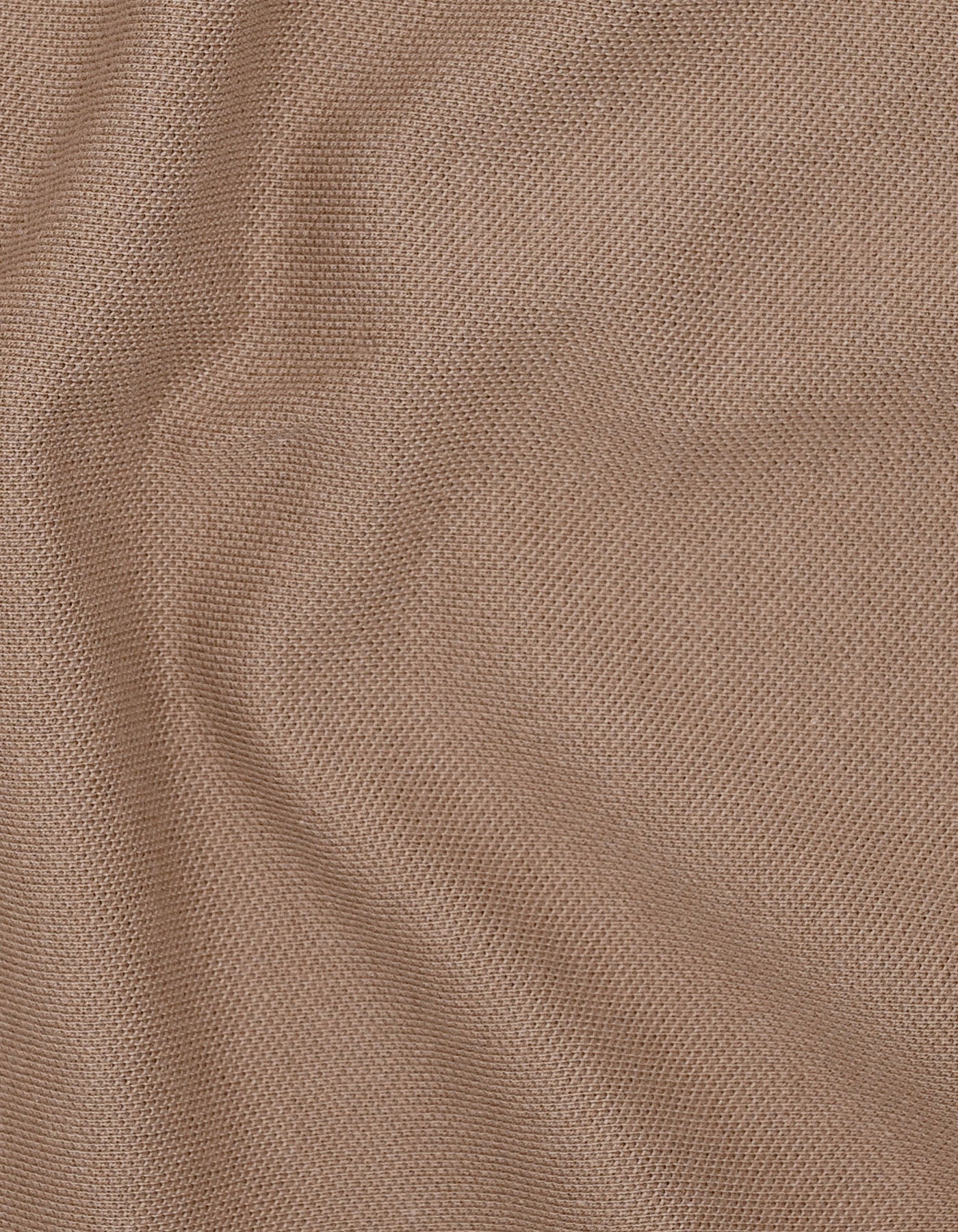 Camel Color Block Pique Polo Shirt