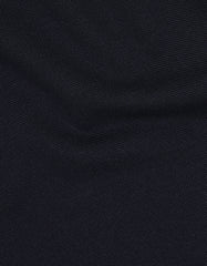 Black Plain Pique Polo Shirt