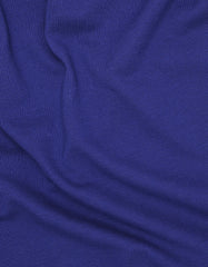 E Blue Plain Pique Polo Shirt