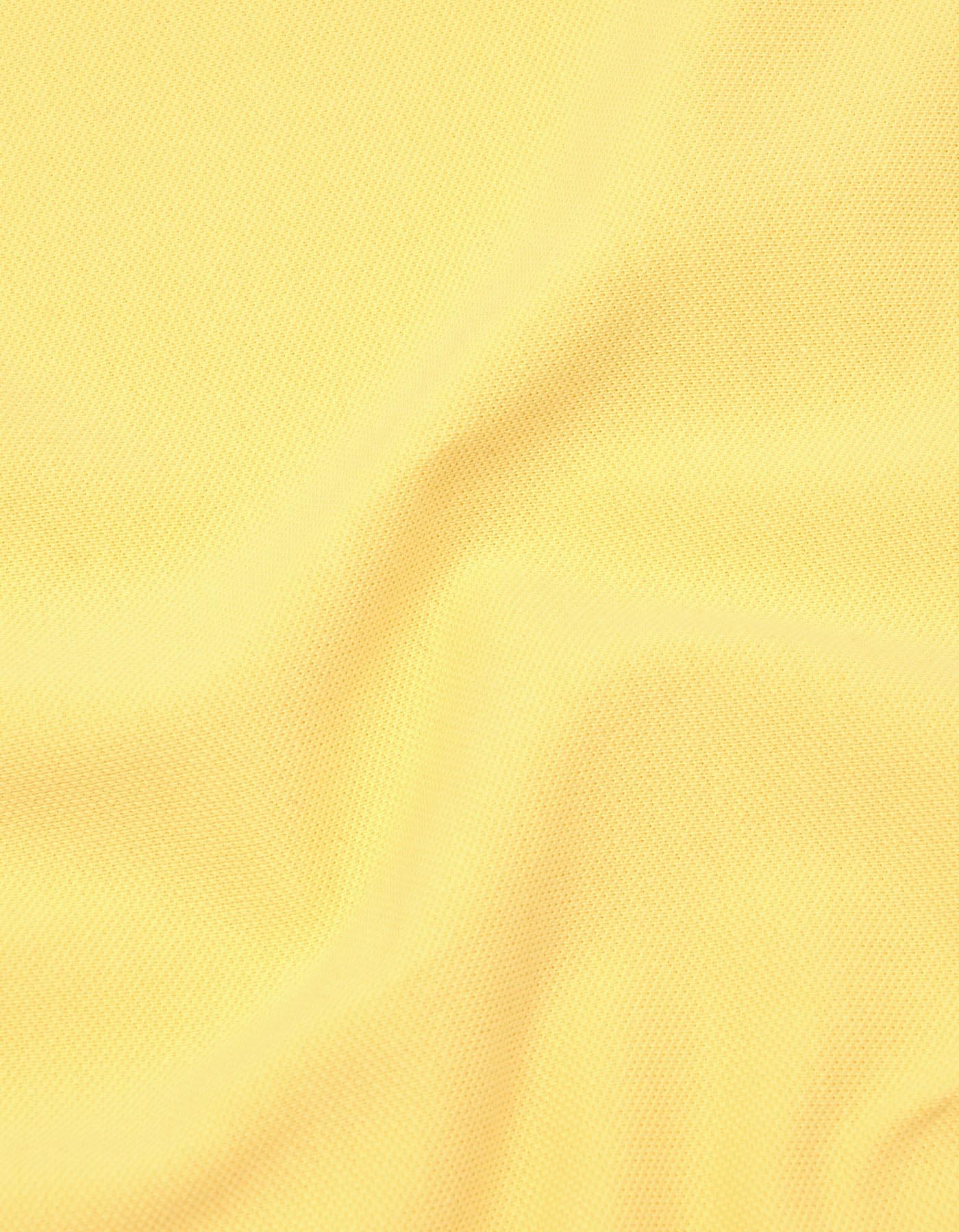 Ray Flower Plain Pique Polo Shirt