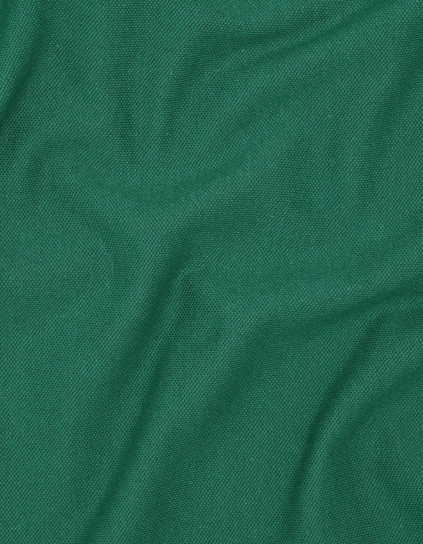 British Green Plain Pique Polo Shirt