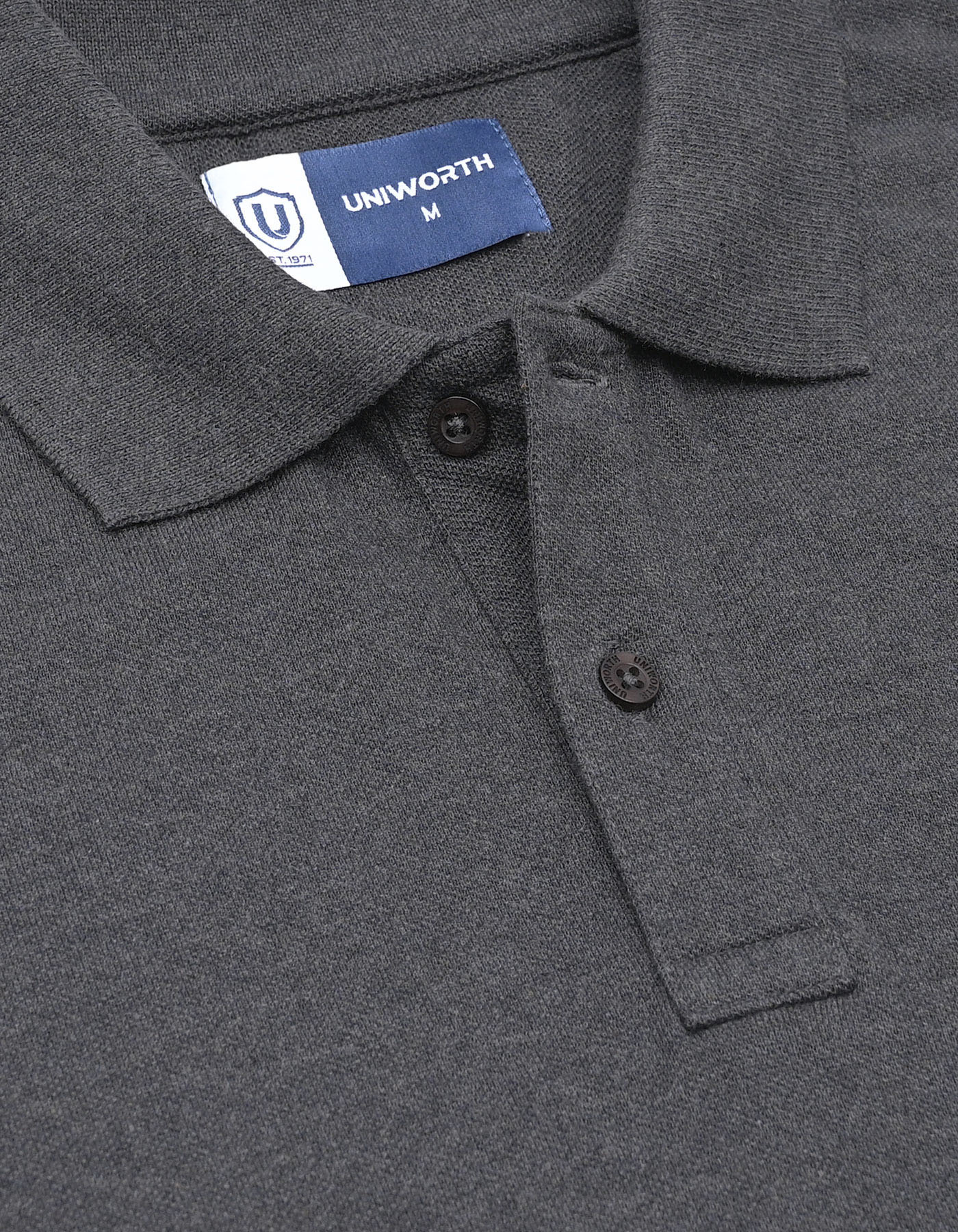 Plain Charcoal Melange TP2603-L