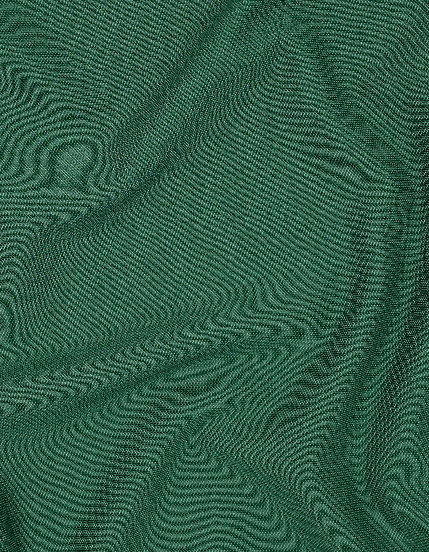 British Green Plain Pique Polo Shirt
