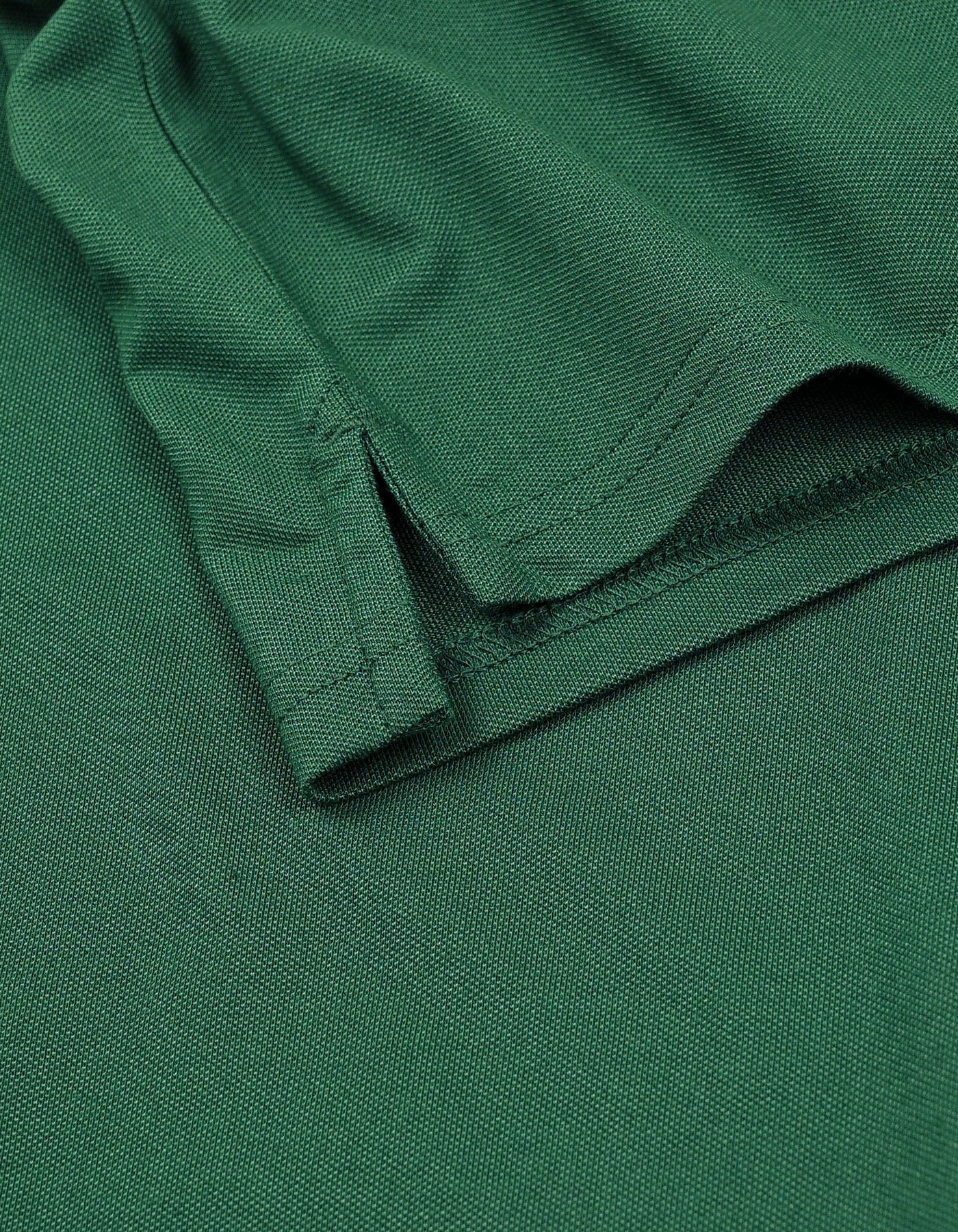 British Green Plain Pique Polo Shirt