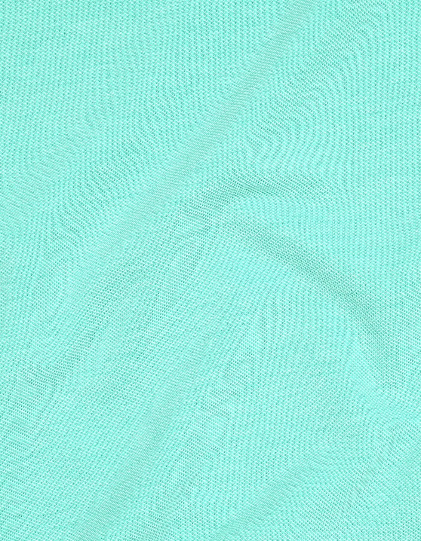 Jelly Mint Plain Pique Polo Shirt