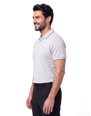 Chrome Plain Pique Polo Shirt