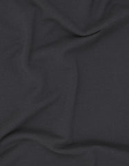 Black Plain Supima Cotton Pique Polo Shirt