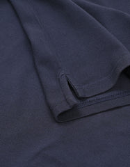 Navy Plain Supima Cotton Pique Polo Shirt