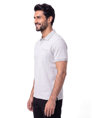 Chrome Plain Supima Cotton Pique Polo Shirt