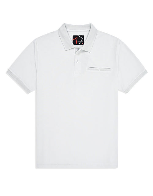 Chrome Plain Supima Cotton Pique Polo Shirt