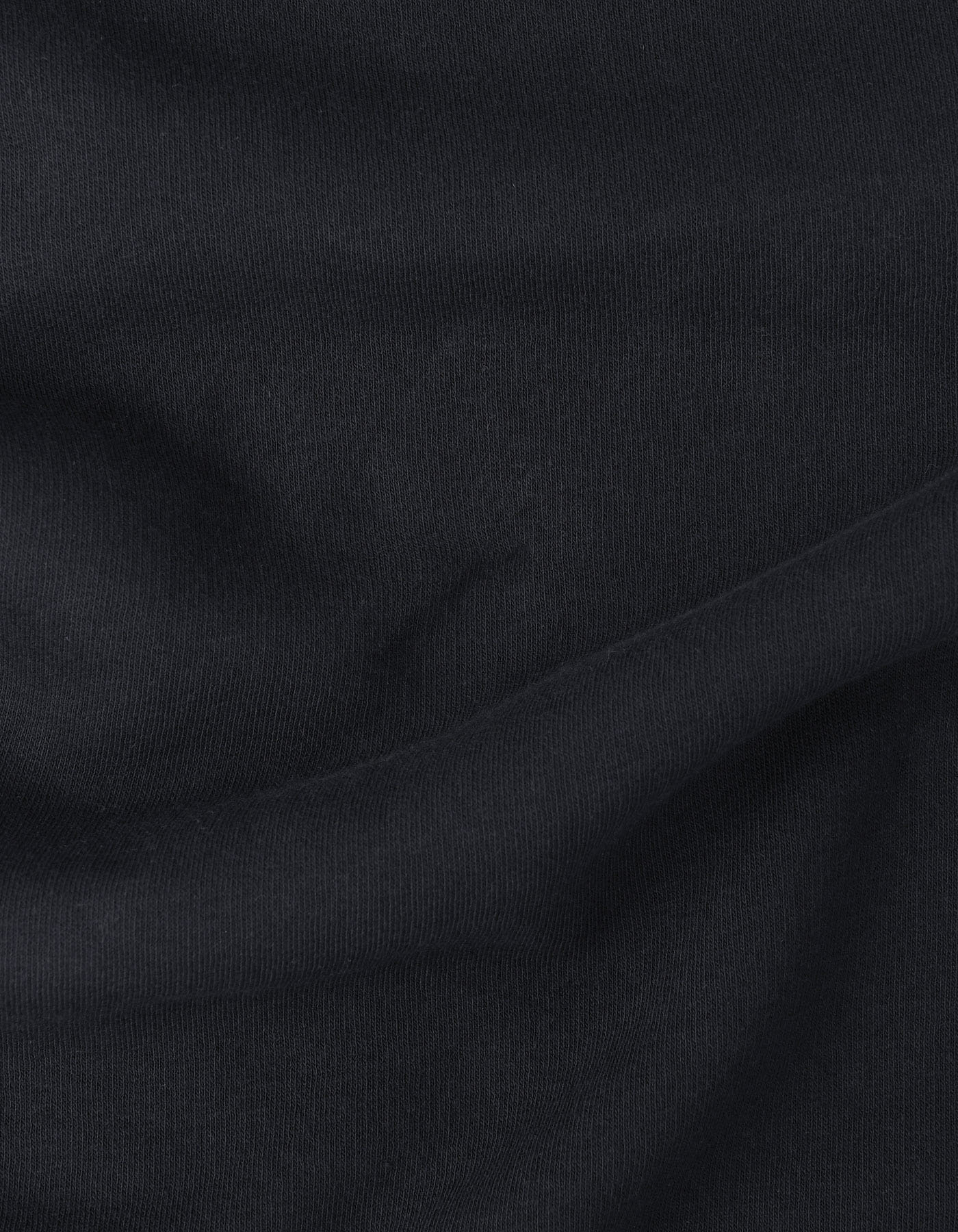 Black Denim Panel Sweatshirt