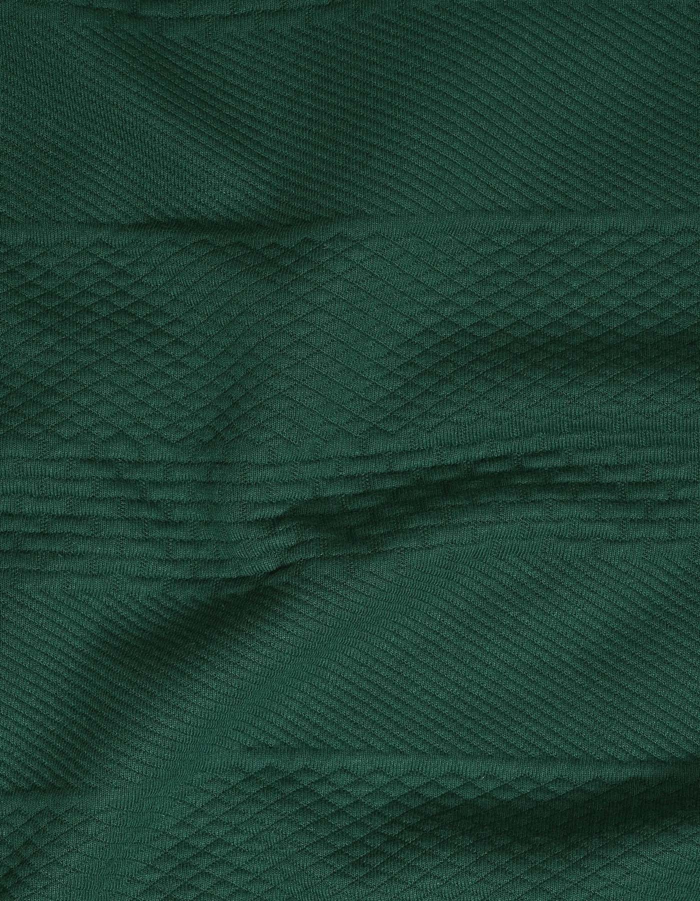 British Green Texture Sweatshirt