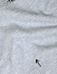 Heather Grey Embroidered Sweatshirt
