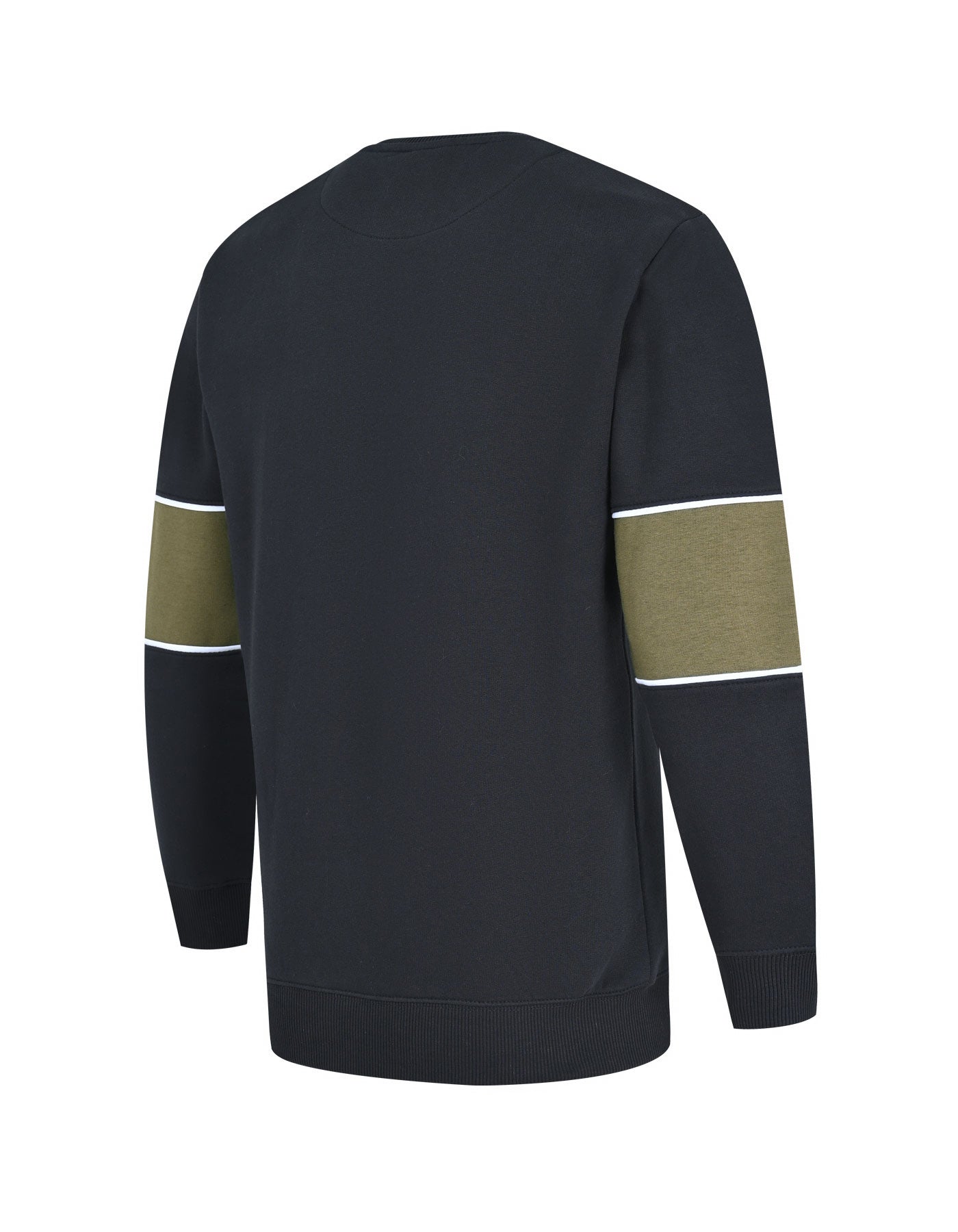 Black Color Block Sweatshirt