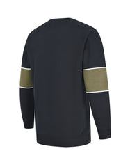 Black Color Block Sweatshirt