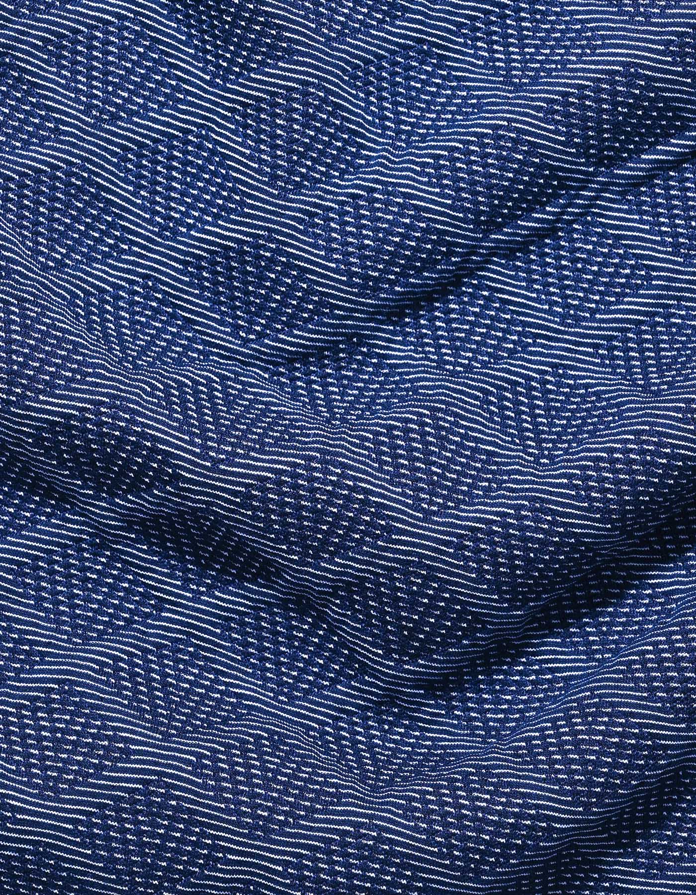 Navy Texture Sweatshirt