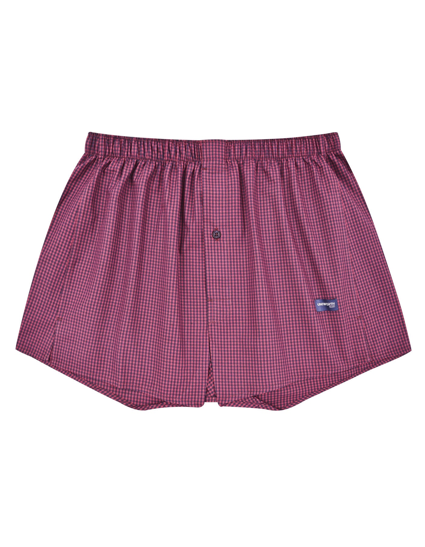 Maroon Boxer Woven UBS28104-S