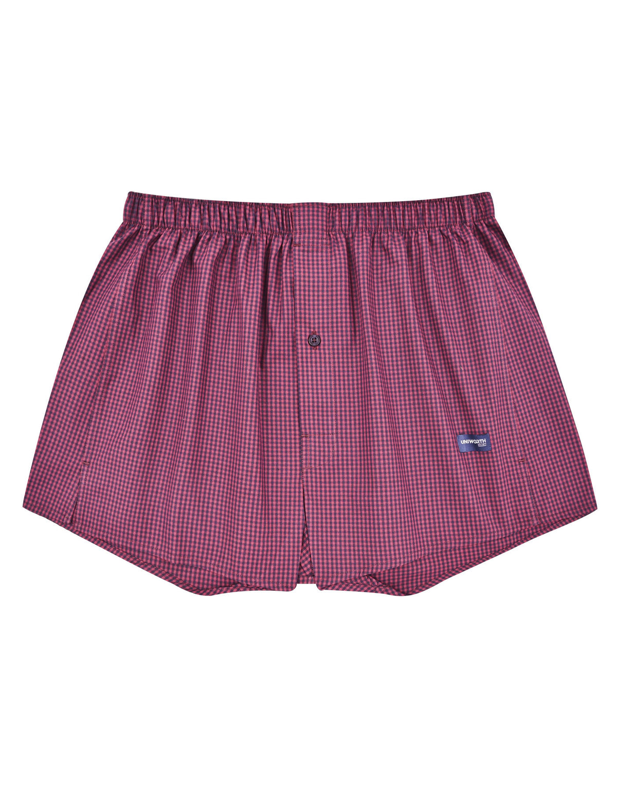 Maroon Boxer Woven UBS28104-S