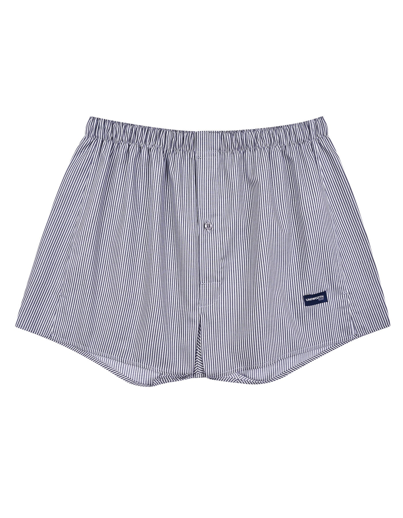 White/Grey Boxer Woven UBS28109-S