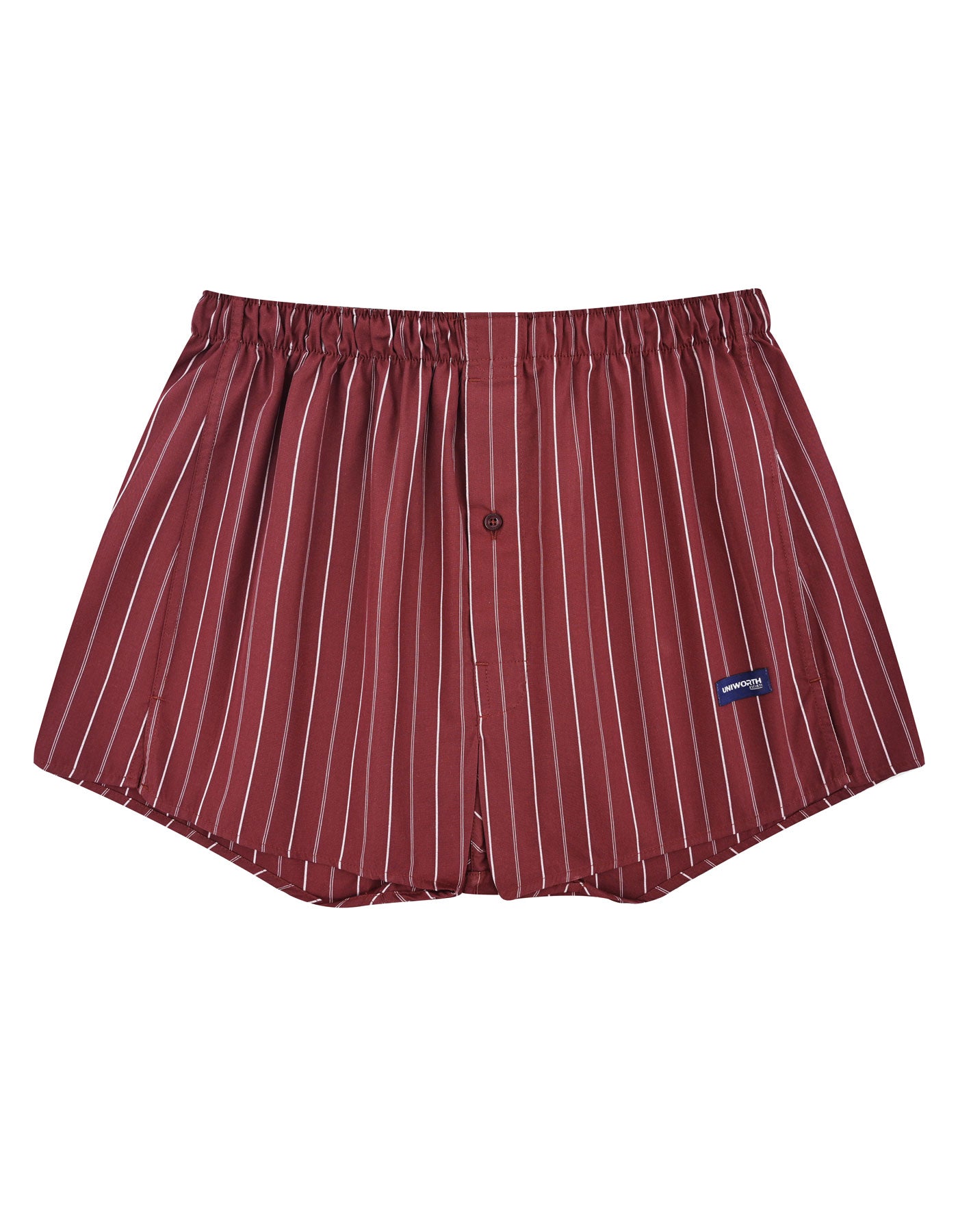 Maroon Boxer Woven UBS28151-S