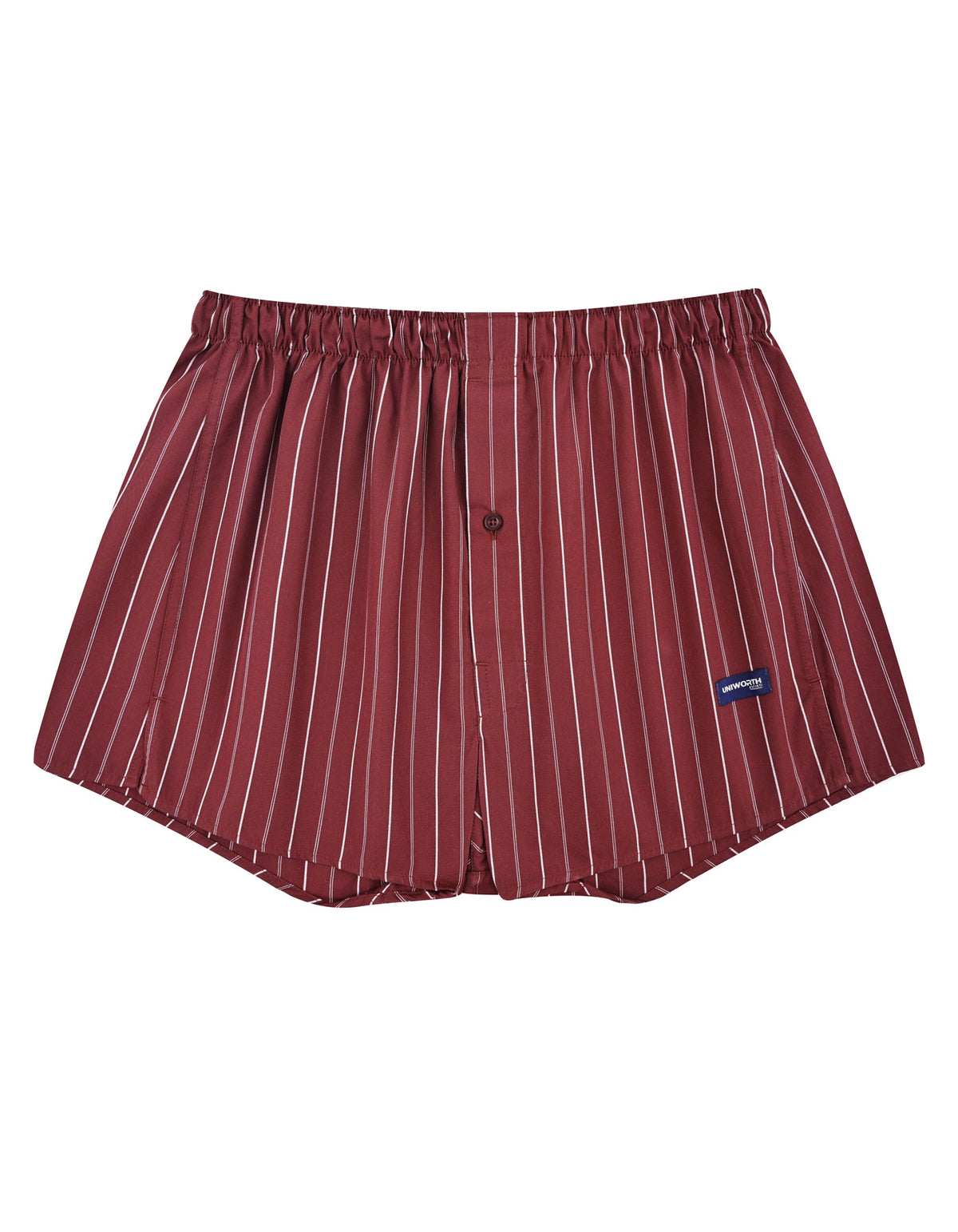 Maroon Boxer Woven UBS28151-S
