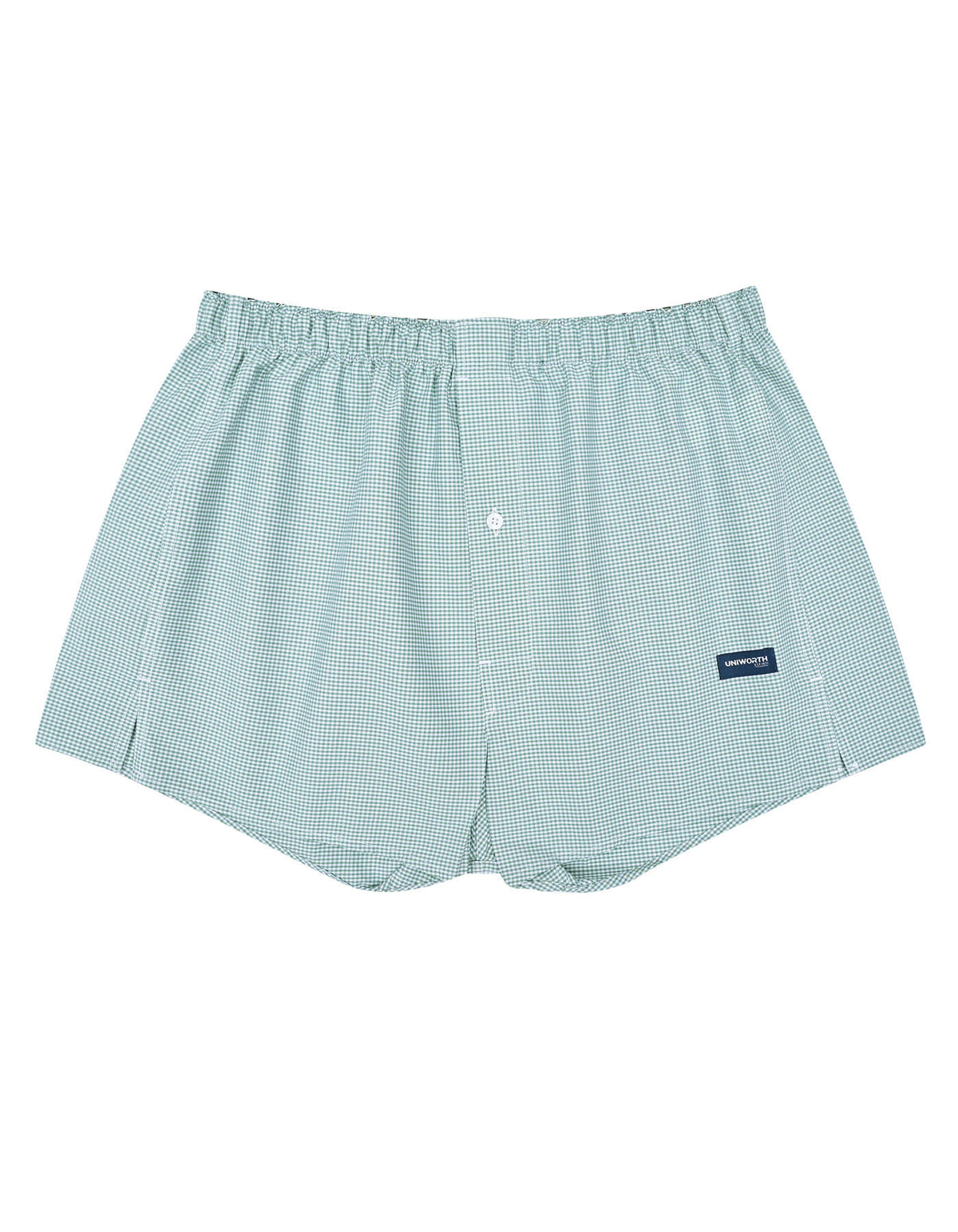 L Green Boxer Woven UBS2865-S