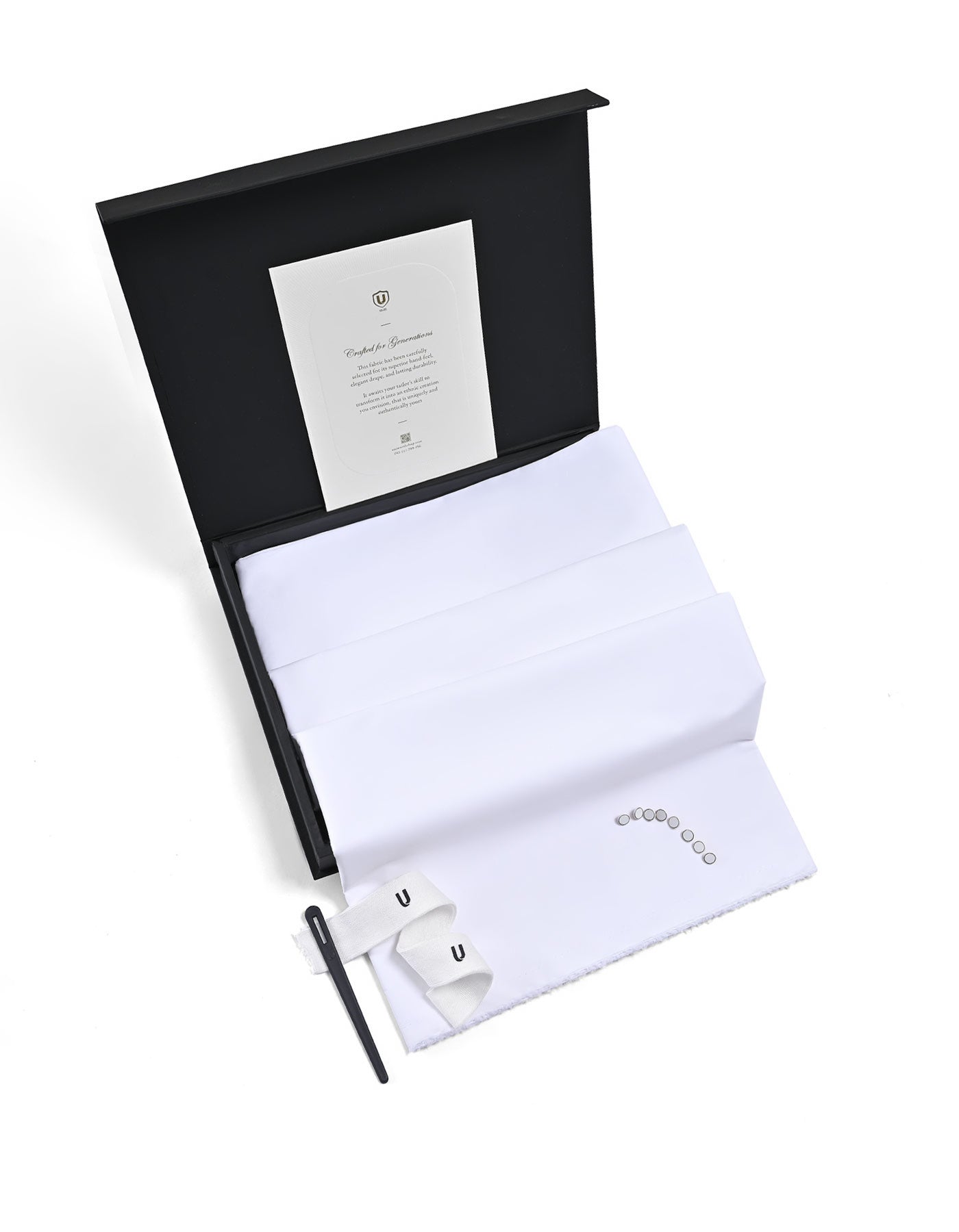 White Plain 100% Cotton Unstitched Suit