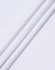 White Plain 100% Cotton Unstitched Suit