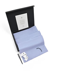 Dusty Blue Plain 100% Cotton Unstitched Suit