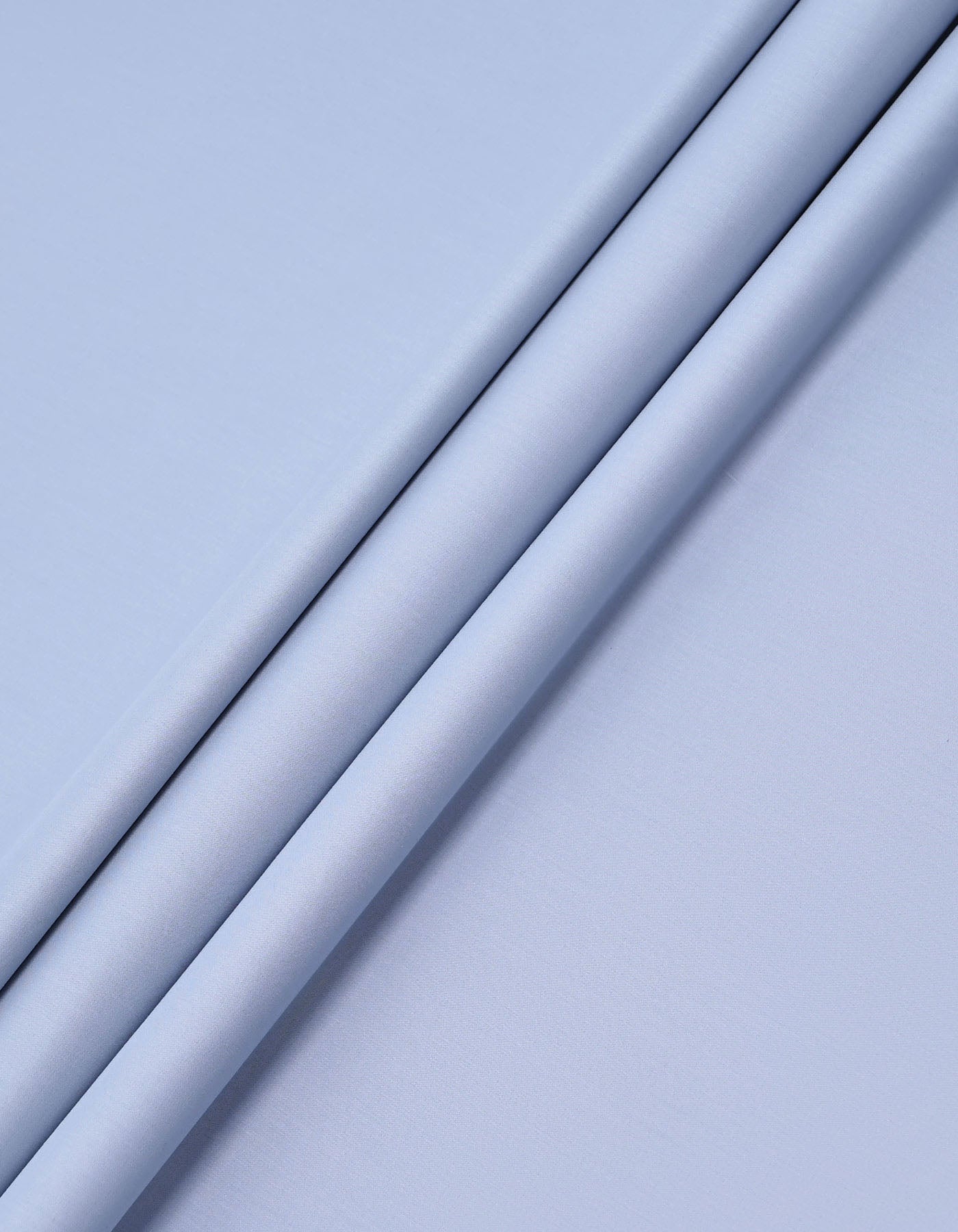 Dusty Blue Plain 100% Cotton Unstitched Suit