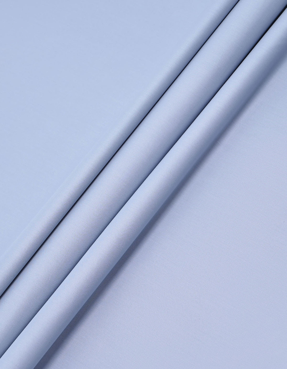 Dusty Blue Plain 100% Cotton Unstitched Suit