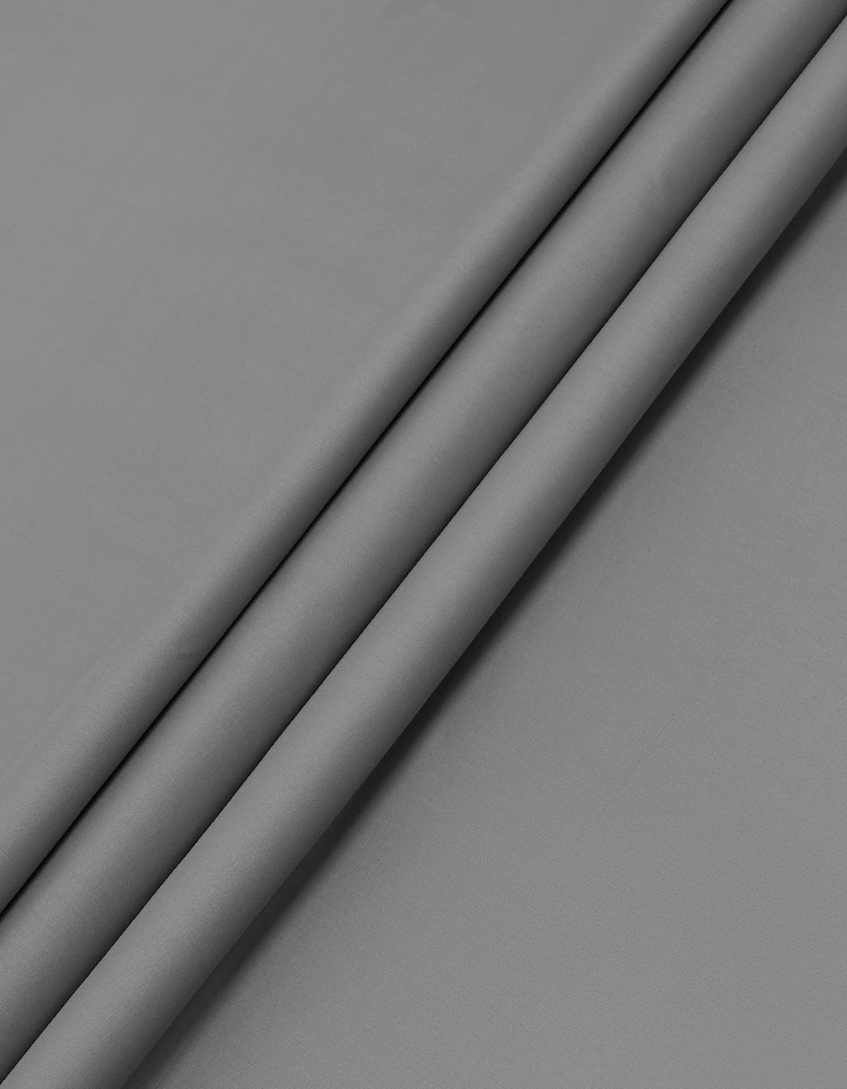 D Grey Plain 100% Cotton Unstitched Suit