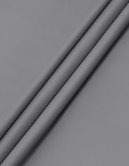 D Grey Plain 100% Cotton Unstitched Suit