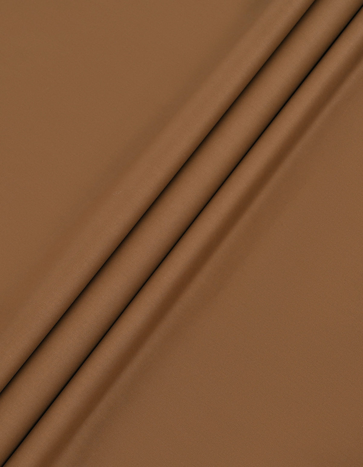 L Chocolate Plain 100% Cotton Unstitched Suit