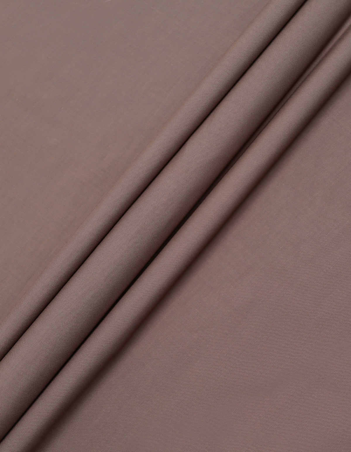 D Brown Plain Wash & Wear Unstitched Suit