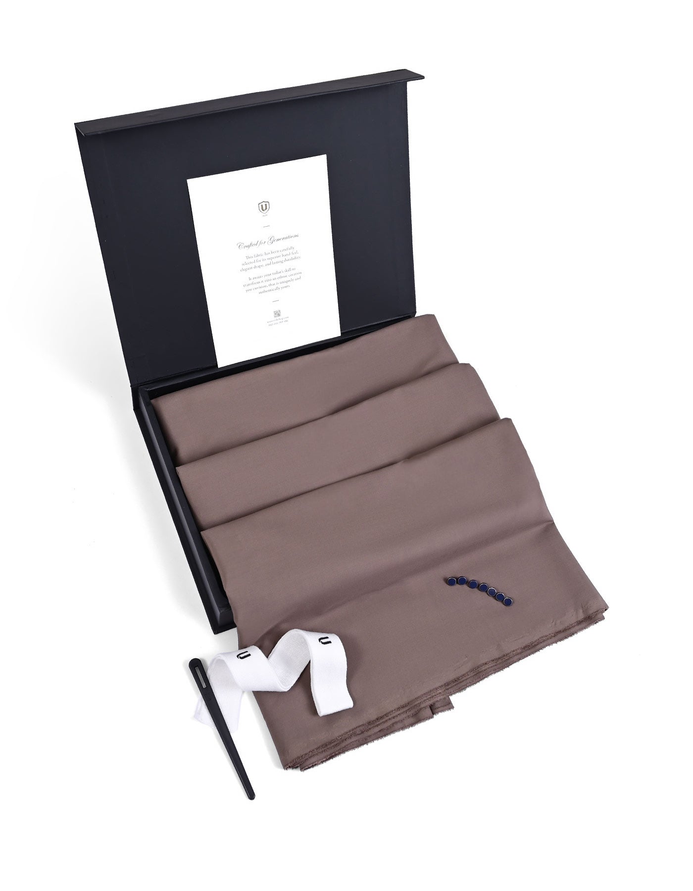 D Brown Plain Wash & Wear Unstitched Suit
