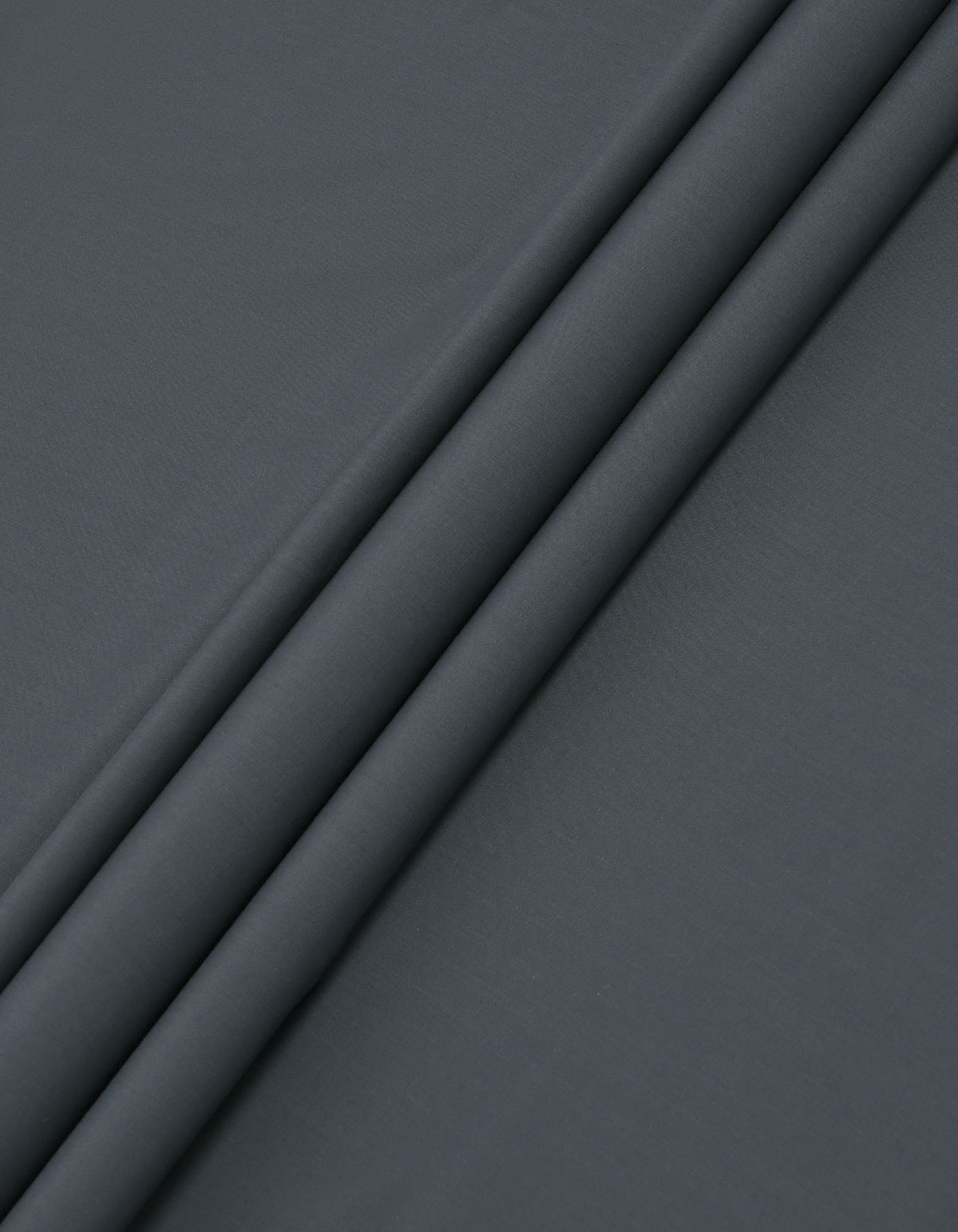 D Charcoal Plain Wash & Wear Unstitched Suit