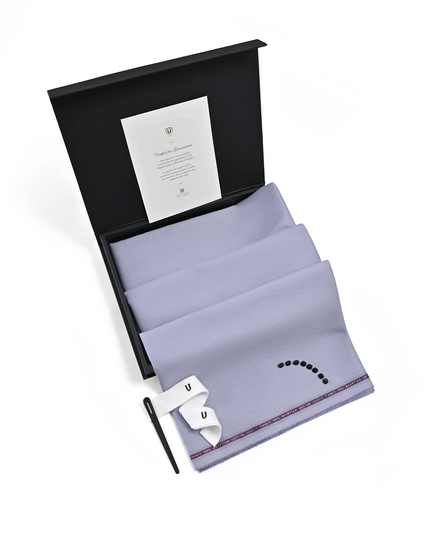 L Grey Plain 100% Cotton Unstitched Suit