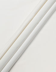 Off White Plain Premium Boski Unstitched Suit