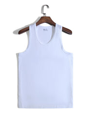 White Seamless Jersey Vest