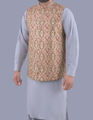 Orange Embroidery Waist Coat WC2232-40