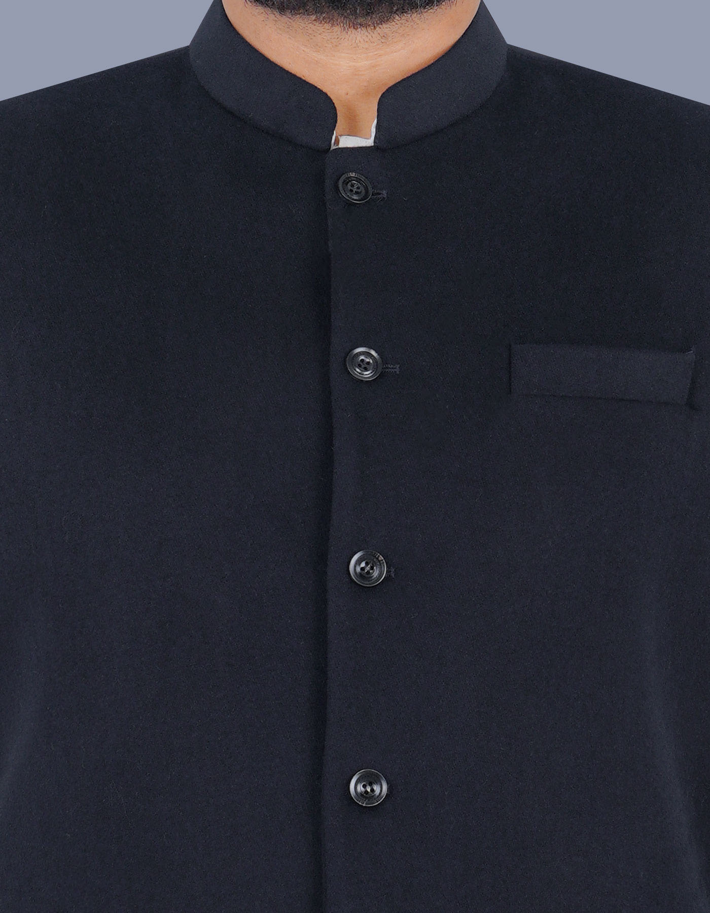 Navy Plain Waist Coat WC23100-3C-36