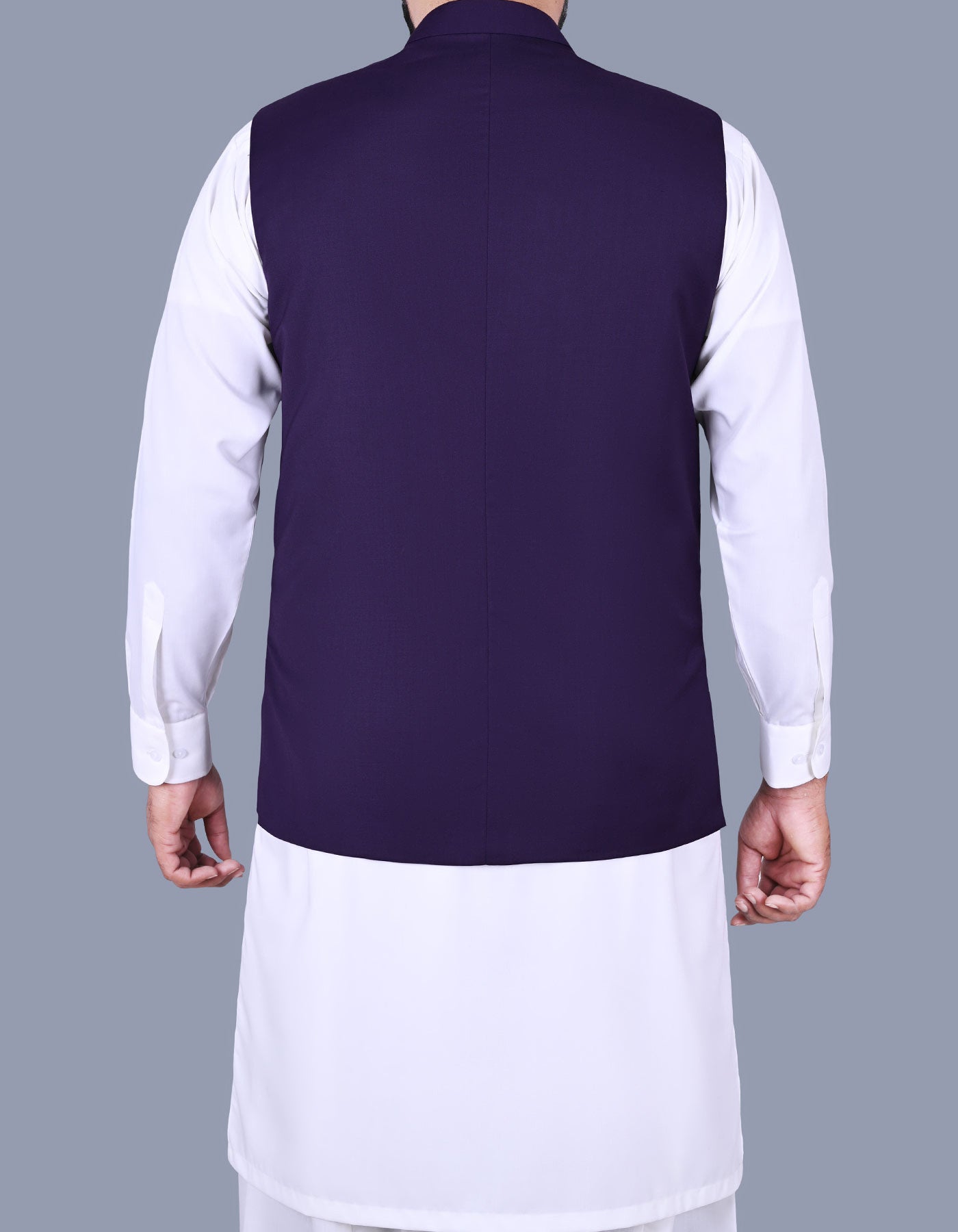 Plum Plain Waist Coat WC2311-3C-40