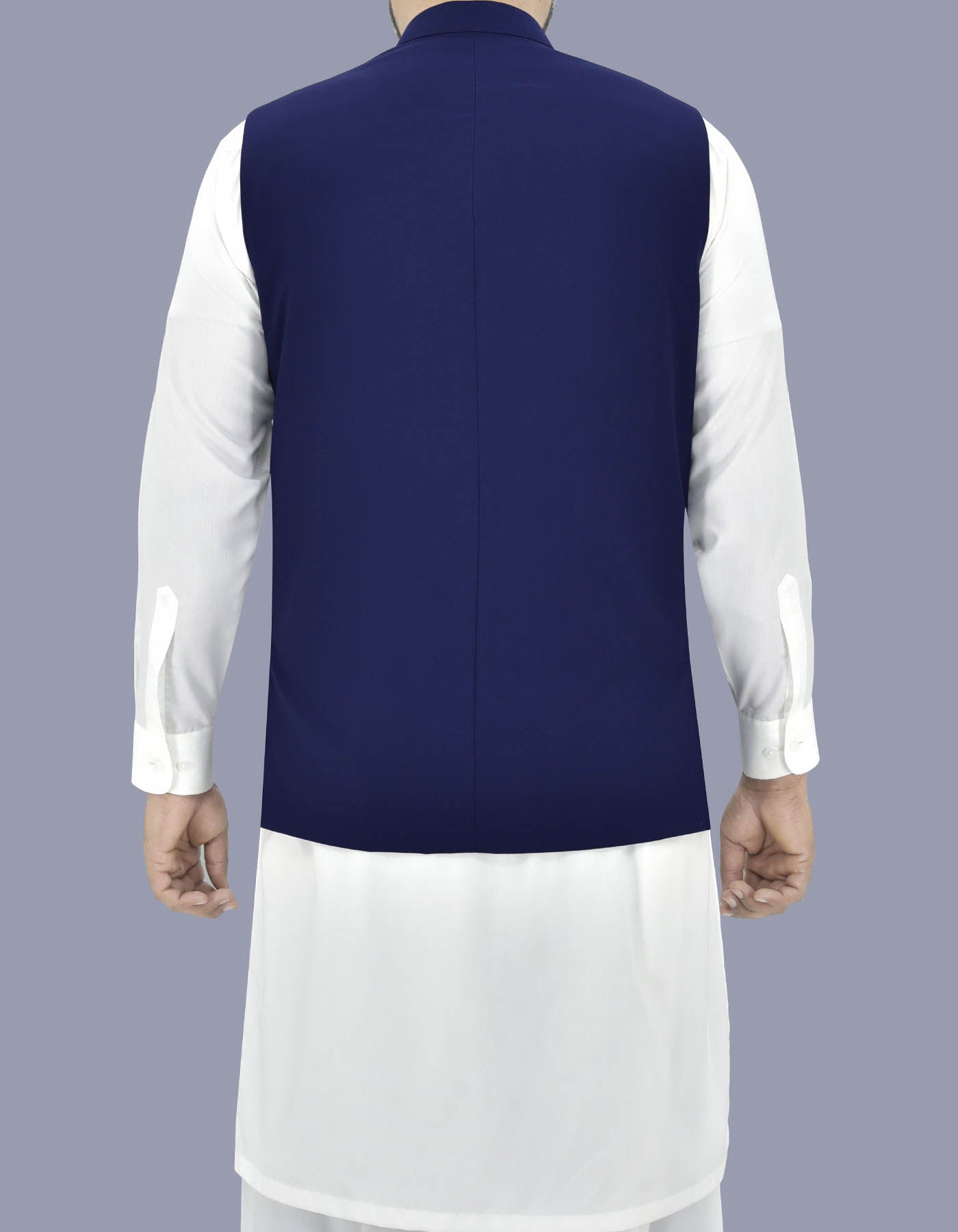 Royal Blue Plain Waist Coat WC2316-1C-40