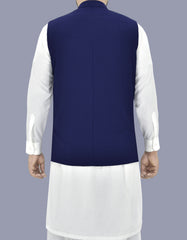 Royal Blue Plain Waist Coat WC2316-1C-40