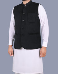 Charcoal Texture Waist Coat WC2380-12S-38