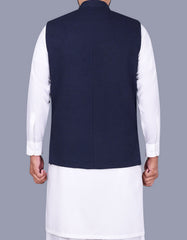 Navy Texture Waist Coat WC2381-9S-40