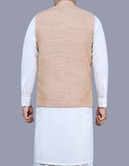 Brown Slub Waist Coat WC2402-6C-40
